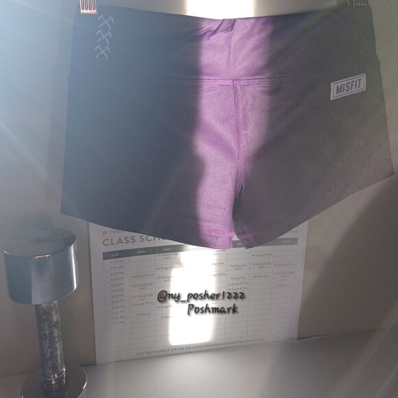 𝗠𝗜𝗦𝗙𝗜𝗧 𝗔𝗧𝗛𝗟𝗘𝗧𝗜𝗖𝗦 Compression Shorts S 🟣 ṚÄṚЁ - Picture 7 of 11